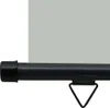 vidaXL Marquise latérale de balcon 165x250 cm Gris Voir les images du produit 9