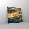 Bilder auf glas - Wolken Ballon Flug - 60x60cm - Glasbilder Produktbild-Vorschau 4