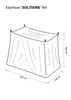 Moustiquaire Deconet SOLITAIRE blanc - LW 200xL 100xH 200 Voir les images du produit 2