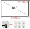 Beamer Leinwand 84 Zoll Projektionsleinwand 16: 9 HD Produktbild-Vorschau 7