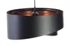 Hängelampe Stoff E27 rund Ø 50 cm H: max. 102 cm in Schwarz Produktbild-Vorschau 6