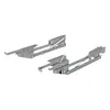 Two metal pull-out kitchen shelf mechanisms are shown against a white background. Podgląd zdjęcia produktu