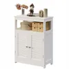 Comodino da bagno con ripiano, 2 ante, da appoggio, stile Anteprima dell’immagine prodotto 1