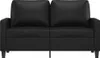 vidaXL 2-Sitzer-Sofa Schwarz 120 cm Kunstleder Produktbild-Vorschau 6