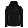Emporio Armani EA7 Herren Trainingsanzug-Set Schwarz Produktbild-Vorschau 3