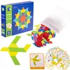 Montessori puzzle dřevěné tvary 155el. Náhled obrázku produktu 1