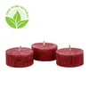 Set de bougies chauffe-plat en stéarine - rouge foncé Voir les images du produit 3