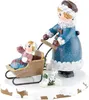 Winterkinder Mädchen mit Kinderschlitten (7cm) von Hubrig Produktbild-Vorschau 3