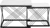 Sweiko Ensemble élégant de 2 tables basses, tables carrées Voir les images du produit 20