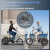 Two people riding electric tricycles in different settings. Náhled obrázku produktu
