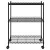 vidaXL Lagerregal mit 3 Böden und Rollen 60x35x81 cm Produktbild-Vorschau 9