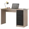 Parisot Bureau droit 3 étagères - Brooklyn Chene Dekor - L Voir les images du produit 4