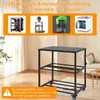 3D-Drucker-Filamentregal, Metall, 40 Rollen, schwarz, 63x40x67,5 cm Podgląd zdjęcia produktu