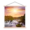 MuchoWow® Textilposter Wasserfall - Landschaft - Sonne - Produktbild-Vorschau 1