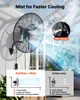 VEVOR 115W Ventilatore da parete industriale da 81 cm, 5,9 Anteprima dell’immagine prodotto 3