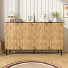 Merax Mosaik Sideboard mit 2 Türen in Holzoptik, Kommode Produktbild-Vorschau 10