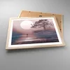 Gerahmtes Poster - Rahmen in heller Eiche - Mond Paar Baum Produktbild-Vorschau 3