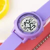 Alienwork Seven-color LED Digital Kinderuhr Jungen Mädchen Produktbild-Vorschau 7