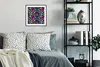 MuchoWow® Gerahmtes Poster Pantherdruck - Farbe - Flecken Produktbild-Vorschau 2