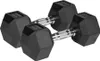 Rebel RBA-2325-10 Pogumované liatinové činky HEX 2 x 10 kg Náhľad obrázku produktu 4