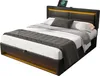 okwish Lit boxspring tapissé 140x200 cm avec tête de lit Voir les images du produit 10