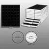 Prophila Collection Münzbox grau 42 runde Fächer für Produktbild-Vorschau 1