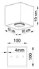 Spot QUAD 1 antracyt Sollux lighting SL.0567 Podgląd zdjęcia produktu 16