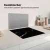 KitchenYeah© Herdabdeckplatte Marmoroptik - Schwarz - Luxus Produktbild-Vorschau 8