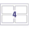 Etikety v bloku 45x30mm trvalé 100x kusů Náhled obrázku produktu 2
