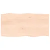 vidaXL Tischplatte 80x40x2 cm Massivholz Eiche Unbehandelt Produktbild-Vorschau 8