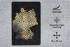 MuchoWow® Mauspad Mousepad Europa - Deutschland - Gold Produktbild-Vorschau 2