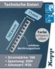 Kopp POWERversal, 1,4 m, Drinnen, Typ F, Schwarz, Silber, Produktbild-Vorschau 2