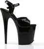 FLAMINGO-809 Damen Sandale von Pleaser, Schwarz Glanz , EU Produktbild-Vorschau 6