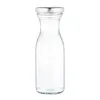 6er Set Milchflaschen 250ml Twist-Off Deckel TO53 silber Produktbild-Vorschau 4
