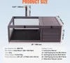 SucceBuy 38x24x13 pollici habitat per tartarughe, Anteprima dell’immagine prodotto 7