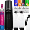 SodaStream Wassersprudler Terra Schwarz 2 Flaschen Sirup Produktbild-Vorschau 1