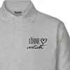 Huuraa Herren Polo Shirt Löhne verliebt XL Sport Grey Bio Produktbild-Vorschau 2