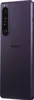 A purple Sony Xperia smartphone shown from a diagonal back view. Náhled obrázku produktu