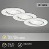 Briloner LED Einbaustrahler 3er Set Weiß GU10 5W 400lm CCT Produktbild-Vorschau 4
