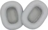Two gray ear pads for headphones are shown against a white background. Podgląd zdjęcia produktu
