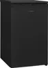 A black refrigerator is shown against a white background. Produktbild-Vorschau