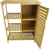 BEGRYF Bambus Badschrank 87,5x66x33 cm, Hochschrank mit Tür Produktbild-Vorschau 7