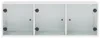 vidaXL Wandschrank mit Glastüren Weiß 102x37x35 cm Produktbild-Vorschau 6
