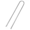 vidaXL Picchetti per tende 6 pz. Forma a U 30 cm Ø7 mm Anteprima dell’immagine prodotto 1