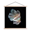 MuchoWow® Textilposter Fisch - Schwanz - Schwarz 40x40 cm Produktbild-Vorschau 1