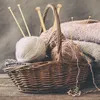 Relaxdays Stricknadelset aus Bambus, 36 Stricknadeln mit Produktbild-Vorschau 3