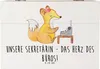 Mr. & Mrs. Panda Kiste Sekretärin Herz 22 x 15 cm - Weiß - Produktbild-Vorschau 1