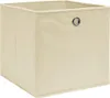 vidaXL Úložné boxy 4 ks Netkaná textília 28x28x28 cm Náhľad obrázku produktu 1