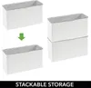 Ordnungsbox Plastikbox + Deckel Organizer mDesign stapelbar Produktbild-Vorschau 2