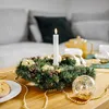Creative Home Zlatý věnec na dveře 35 cm Jedlový věnec Náhled obrázku produktu 3